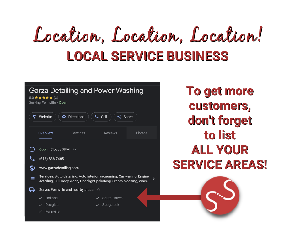 location tip for SEO on Google Business Listing