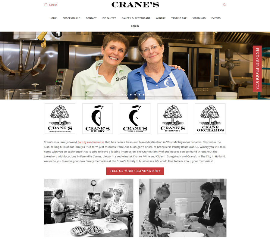 Restaurant website designer